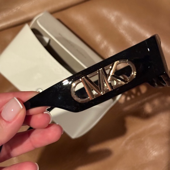 Michael Kors Black Sunglasses with Gold Accents - Picture 1 of 7